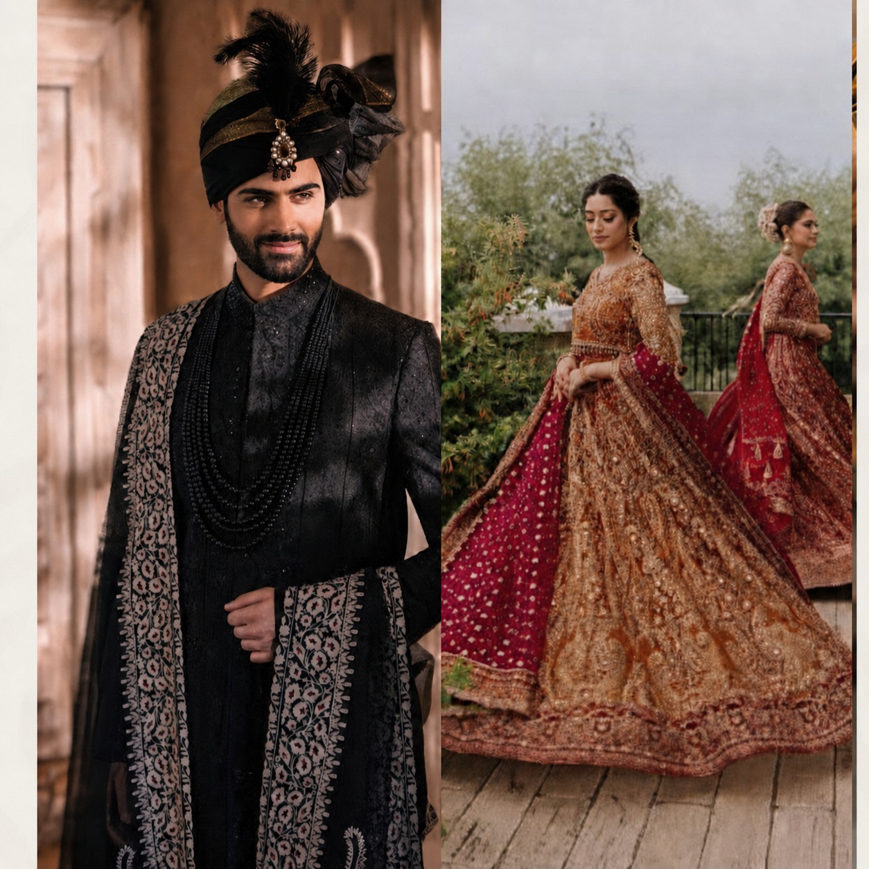 South Asian formal apparel
